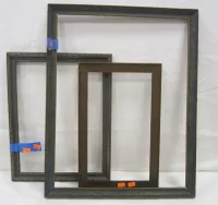 THREE DECO STYLE PICTURE FRAMES