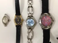 FOUR LADIES WATCHES - FOSSIL, SWERVE AND MORE