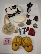 SMALL COLLECTIBLES: MINI MOCASSINS, DISNEY SOAP, BUTTONS AND MORE
