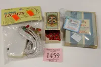 HOLIDAY LIGHTS TO WEAR, PUSH PINS, HOLLY DAYS SOAPS