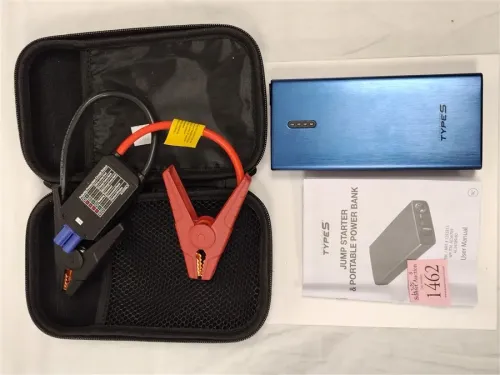 BATTERY JUMP STARTER AND PORTABLE POWER BANK