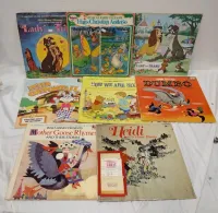 OLD CHILDRENS RECORD BOOKS