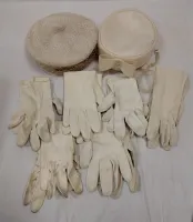 VINTAGE LADIES HATS AND GLOVES