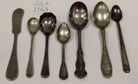 OLD FLATWARE - MARYLAND SPOON, SUGAR SPOON, TWIST HANDLE