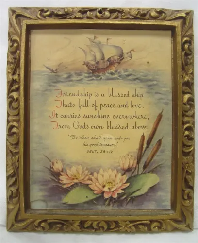 SMALL VINTAGE BLESSING FRAMED PRINT