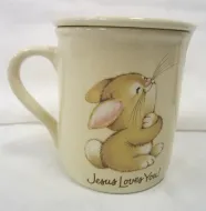 VINTAGE HALLMARK JESUS LOVE YOU MUG