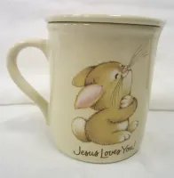 VINTAGE HALLMARK JESUS LOVE YOU MUG