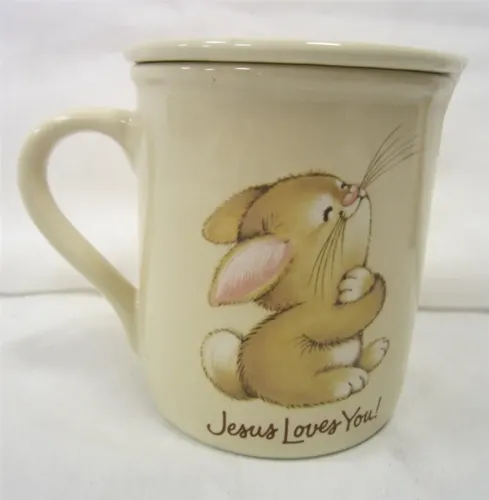 VINTAGE HALLMARK JESUS LOVE YOU MUG