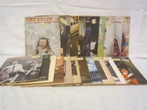 1940'S ETUDE MAGAZINES - MUSIC