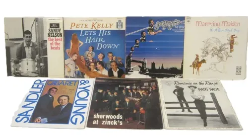 EIGHT VINTAGE ALBUMS BY VARIOUS ARTISTS