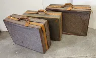 THREE HARTMANN LUGGAGE SUITCASES