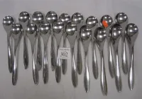  SET OF 18 ALASKA AIRLINE AMKO SPOONS