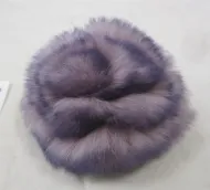 DIED RABBIT FUR PIN BY ECHO