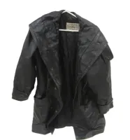 MEDIUM LEATHER WINLIT HOODED JACKET