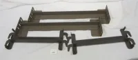 TWO RETAIL SHORT METAL BED RAILS FOR DISPLAY