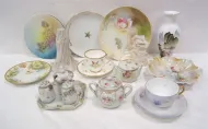 PORCELAIN AND GLASS - SEE PHOTOS 