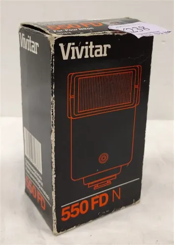 VIVITAR 550 FD N FLASH ATTACHMENT WITH BOX