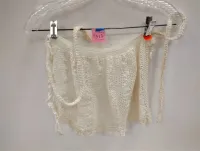 SMALL CROCHETED LACE APRON