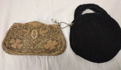 TWO VINTAGE LADIES BEADED PURSES